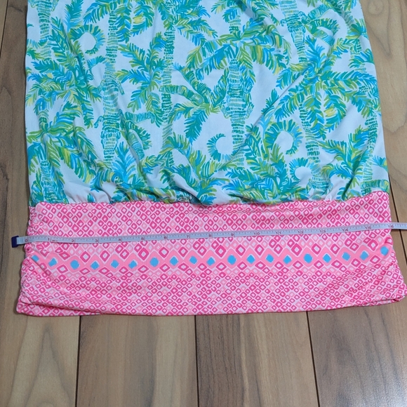EUC! Lilly Pulitzer Bowen Top Fresh Citrus Keep Palm Engineered Size S - Picture 8 of 14